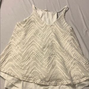 Lacey string tank